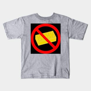 Road Traffic Sign "NO BRICK" Kids T-Shirt